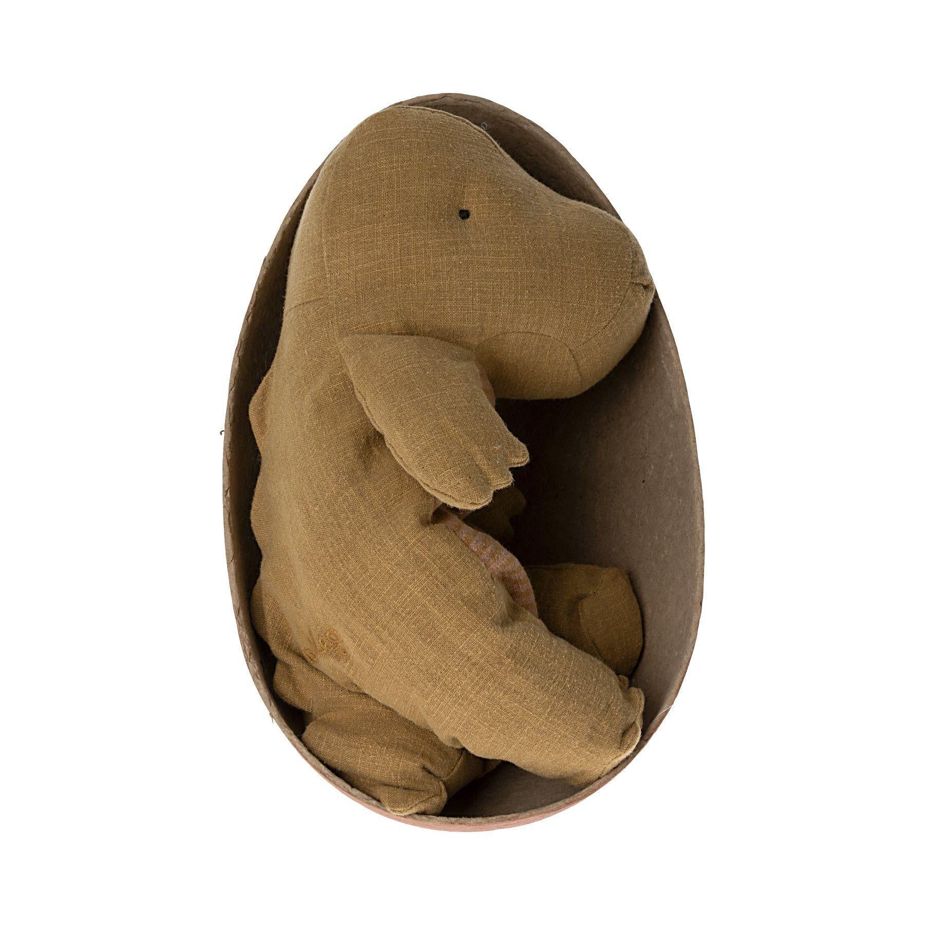Gantosaurus in Egg, Medium - Dark Ocher